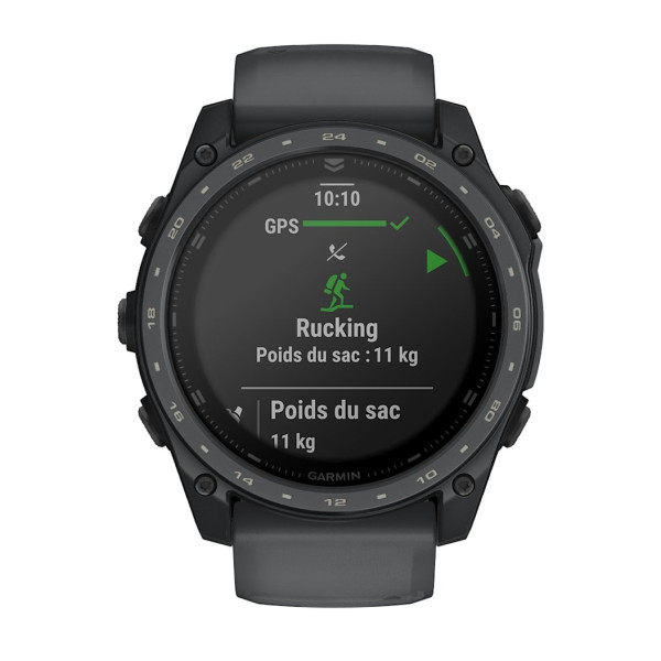 Garmin tactix 8 AMOLED Cerakote 51 mm | GPS tactique, plongée 40 m