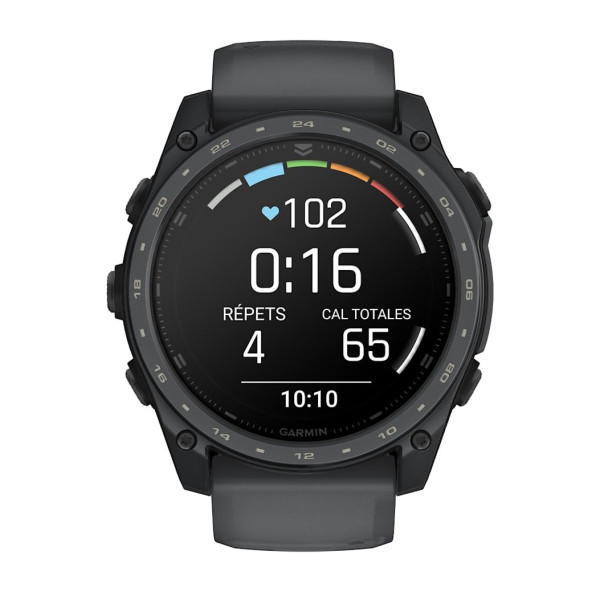 Garmin tactix 8 AMOLED Cerakote 51 mm | GPS tactique, plongée 40 m