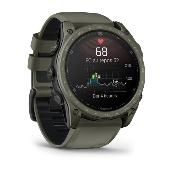 Garmin tactix 8 AMOLED Cerakote Gris 51 mm | Applied Ballistics