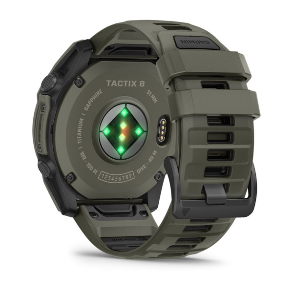 Garmin tactix 8 AMOLED Cerakote Gris 51 mm | Applied Ballistics