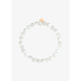Bracelet Ginette NY Pixie Ever White Mop Bracelet Or Rose Nacre