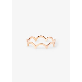 Bague Ginette NY Goldfish Band Or Rose