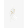 Pendentif Ginette NY White Moonstone Goldfish Charm Or Rose Pierre de Lune