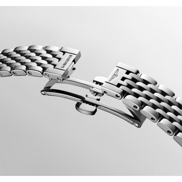 Montre Longines Longines elegant collection 25.50 mm Automatique Cadran Blanc mat Bracelet Acier