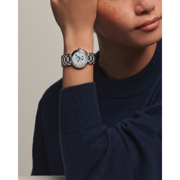 Montre Longines Longines elegant collection 25.50 mm Automatique Cadran Blanc mat Bracelet Acier