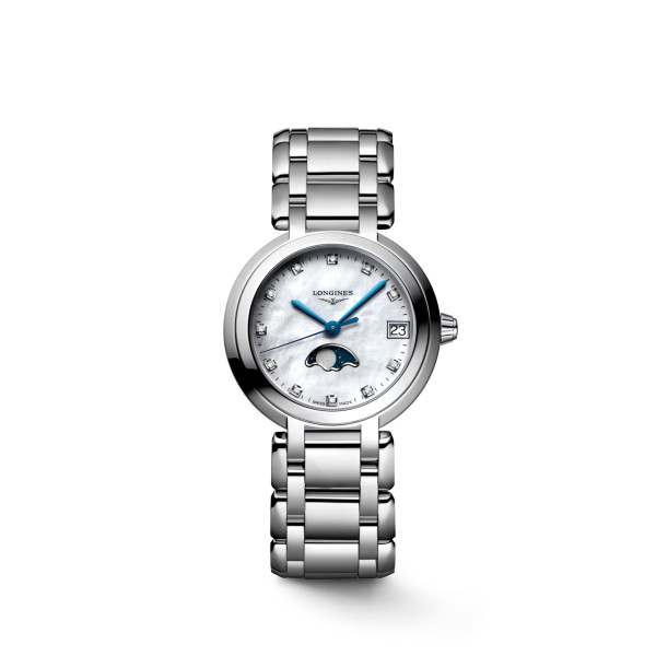Montre Longines Longines elegant collection 25.50 mm Automatique Cadran Blanc mat Bracelet Acier