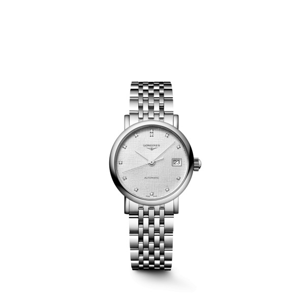 Montre Longines Longines elegant collection 25.50 mm Automatique Cadran Striped Silver Bracelet Acier