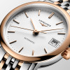 Montre Longines Longines elegant collection 25.50 mm Automatique Cadran Blanc mat Bracelet acier