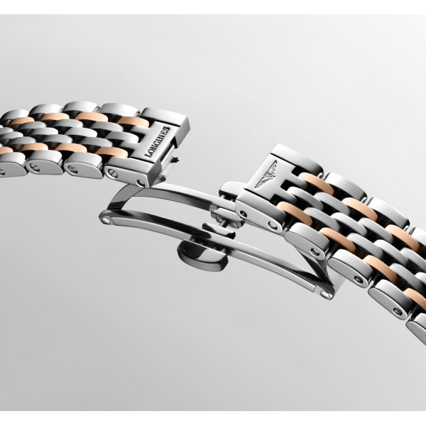 Montre Longines Longines elegant collection 25.50 mm Automatique Cadran Blanc mat Bracelet acier