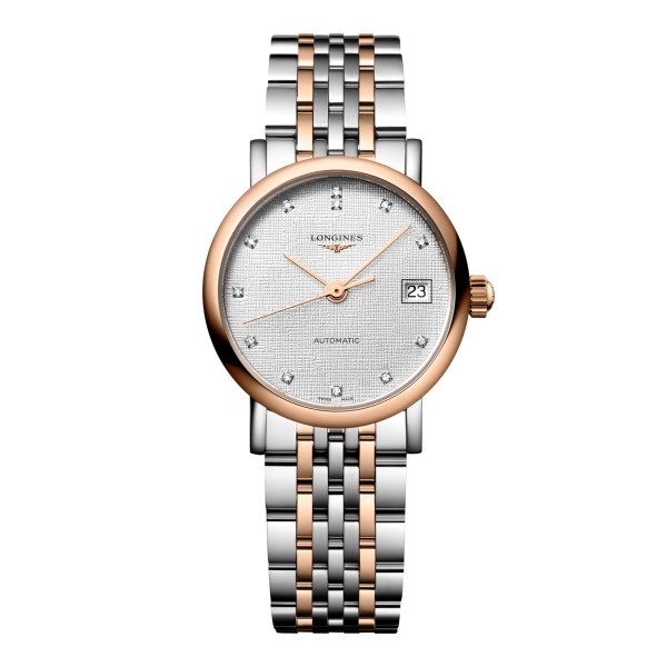 Montre Longines Longines elegant collection 25.50 mm Automatique Cadran Striped Silver Bracelet acier