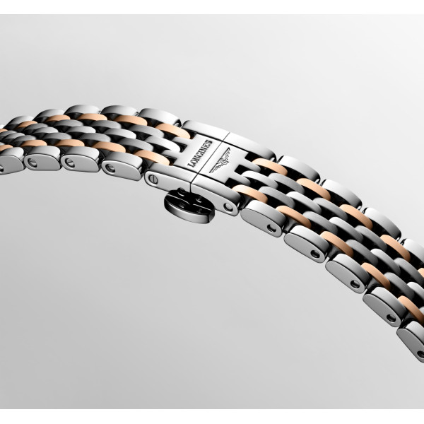 Montre Longines Longines elegant collection 25.50 mm Automatique Cadran Nacre blanche Bracelet acier