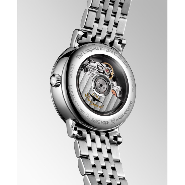 Montre Longines Longines elegant collection 29 mm Automatique Cadran Nacre blanche Bracelet Acier