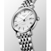 Montre Longines Longines elegant collection 29 mm Automatique Cadran Blanc mat Bracelet Acier