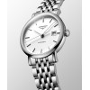 Montre Longines Longines elegant collection 29 mm Automatique Cadran Blanc mat Bracelet Acier