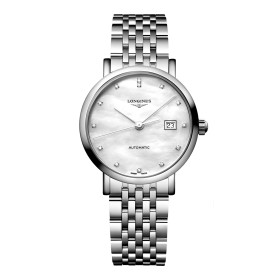 Montre Longines Longines elegant collection 29 mm Automatique Cadran Nacre blanche Bracelet Acier