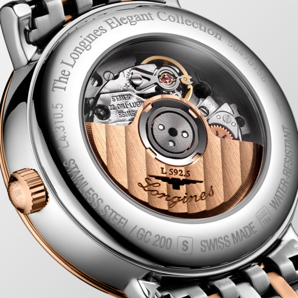 Montre Longines Longines elegant collection 29 mm Automatique Cadran Blanc mat Bracelet acier