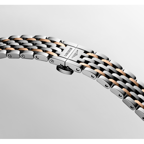 Montre Longines Longines elegant collection 29 mm Automatique Cadran Blanc mat Bracelet acier