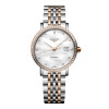 Montre Longines Longines elegant collection 29 mm Automatique Cadran Nacre blanche Bracelet acier