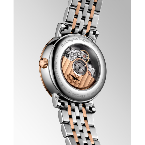 Montre Longines Longines elegant collection 29 mm Automatique Cadran Nacre blanche Bracelet acier