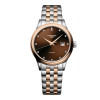 Montre Longines Flagship classic 30 mm Automatique Cadran Brun "soleil" Bracelet Acier