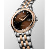 Montre Longines Flagship classic 30 mm Automatique Cadran Brun "soleil" Bracelet Acier