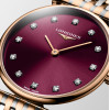 Montre Longines La grande classique de longines 29 mm Quartz Cadran Rouge Bracelet Acier