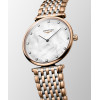 Montre Longines La grande classique de longines 38 mm Quartz Cadran Nacre blanche Bracelet Acier