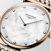 Montre Longines La grande classique de longines 38 mm Quartz Cadran Nacre blanche Bracelet Acier