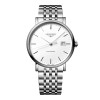 Montre Longines Longines elegant collection 39 mm Automatique Cadran Blanc mat Bracelet Acier