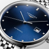 Montre Longines Longines elegant collection 39 mm Automatique Cadran Bleu soleillé Bracelet Acier