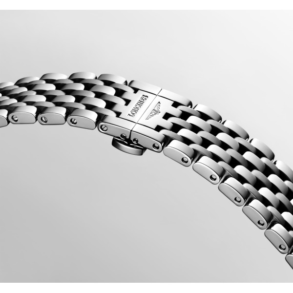 Montre Longines Longines elegant collection 39 mm Automatique Cadran Bleu soleillé Bracelet Acier