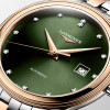 Montre Longines Flagship classic 40 mm Automatique Cadran Vert soleillé Bracelet Acier