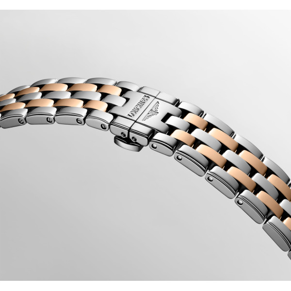 Montre Longines Flagship classic 40 mm Automatique Cadran Sunray anthracite Bracelet Acier