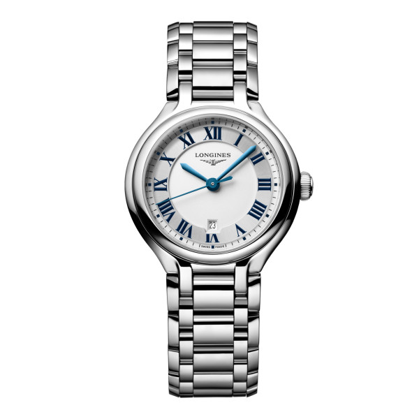 Montre Longines Longines primaluna 30 mm Quartz Cadran Argenté "soleil" Bracelet Acier