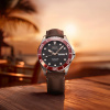 Montre Mido Ocean Star 200C Cadran Noir Bracelet Cuir
