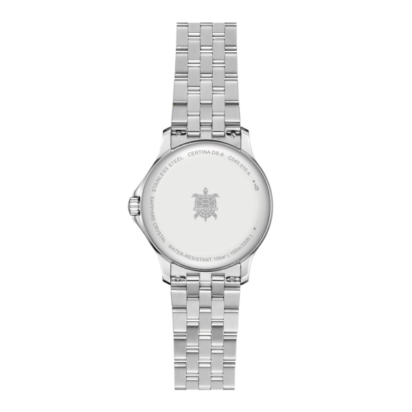 Montre Certina DS-8 Lady 31mm Cadran Blanc Bracelet Acier inoxydable