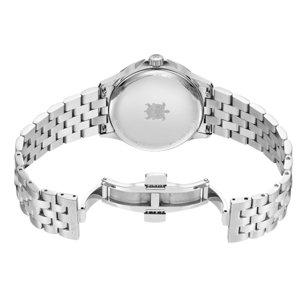 Montre Certina DS-8 Moonphase Gent Cadran Bleu Bracelet Acier inoxydable