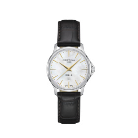 Montre Certina DS-8 Lady 31mm Cadran Nacre Bracelet Cuir