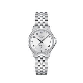 Montre Certina DS-8 Lady 31mm Cadran Argent Bracelet Acier inoxydable