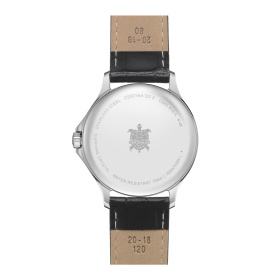 Montre Certina DS-8 Gent 40mm Cadran Argent Bracelet Cuir