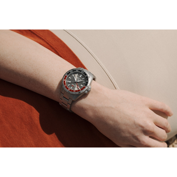 Montre Certina DS-X GMT Cadran Gris Bracelet Caoutchouc