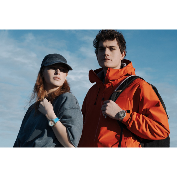 Montre Certina DS-X GMT Cadran Gris Bracelet Caoutchouc