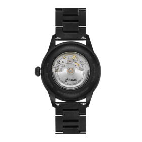 Montre Certina DS-1 Big Date Powermatic 80 Cadran Noir Bracelet PVD,Acier inoxydable