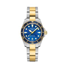 Montre Certina DS Action 34.5mm Cadran Nacre Bracelet PVD,Acier inoxydable