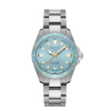 Montre Certina DS Action 40mm Cadran Bleu clair Bracelet Titane