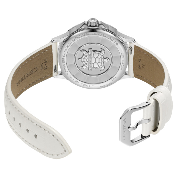 Montre Certina DS-6 Lady Cadran Nacre Bracelet Cuir