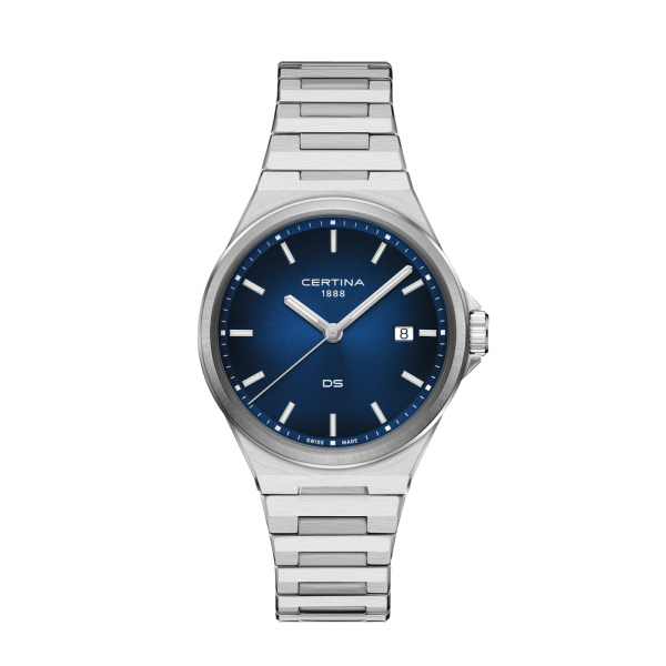Montre Certina DS-7 Quartz Cadran Bleu Bracelet Acier inoxydable