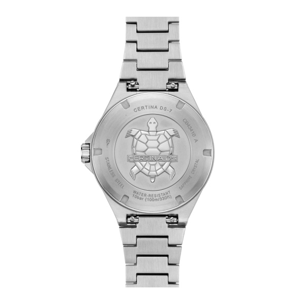 Montre Certina DS-7 Quartz Cadran Bleu Bracelet Acier inoxydable