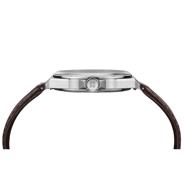 Montre Certina DS-7 Quartz Cadran Argent Bracelet Acier inoxydable,Cuir