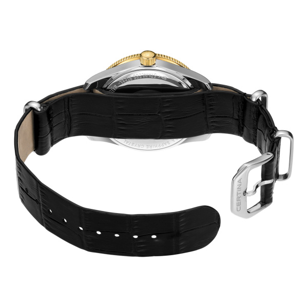 Montre Certina DS PH100M Lady Cadran Noir Bracelet Cuir